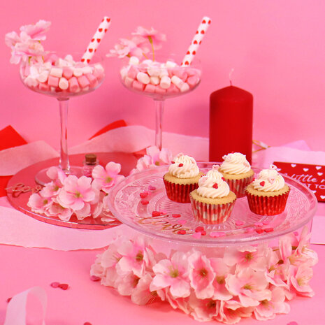 PME Valentijns Mini Cupcake Vormpjes met Folievoering - Love Patterns 60 st