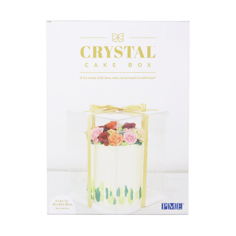 CRYSTAL Taartdoos - 8 inch (20 cm)