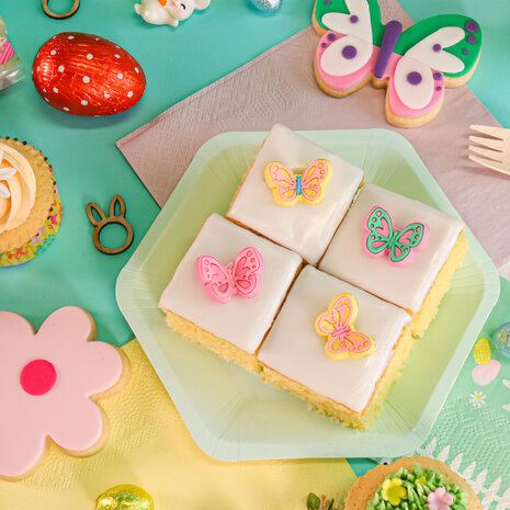 PME Paas Eetbare Cupcake Suikerdecoraties - Vlinders, 12 stuks