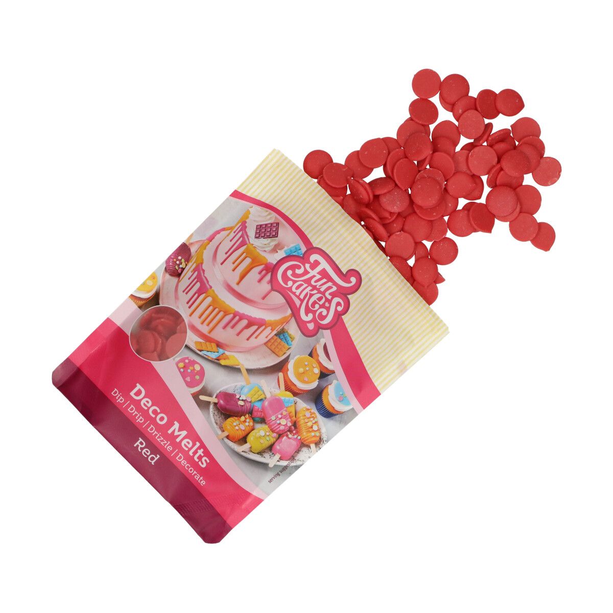 FunCakes Poudre Alimentaire Rouge -Cherry Red