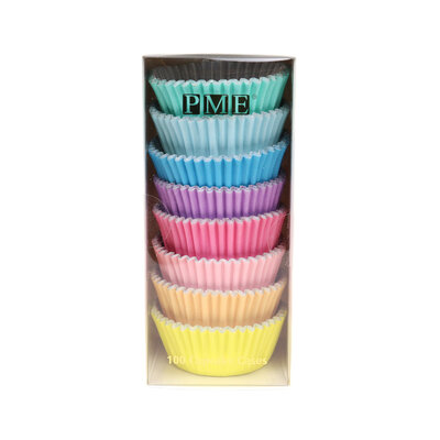 PME Cupcake Vormpjes met Folievoering Pastel - 100 stuks