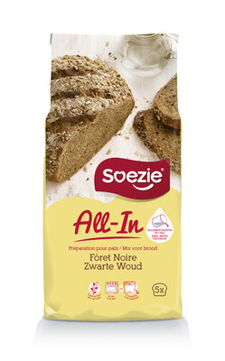 Soezie All-in Zwarte Woudbrood 2,5kg.