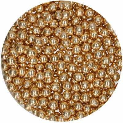 FunCakes Crispy Choco Pearls - Metallic Gold 60g