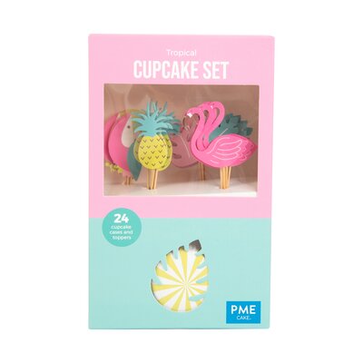 PME Cupcake Tropische Set/48