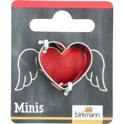 Birkmann Mini Koekjesvorm Hart 2,5cm