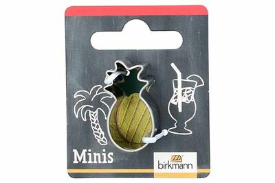 Birkmann Mini Koekjesvorm Ananas 3cm