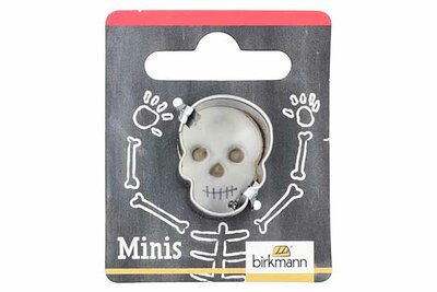 Birkmann Mini Koekjesvorm Doodskop 2,5cm