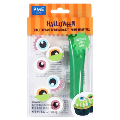 PME Halloween Cupcake Decoratiekit - Slijm Monsters