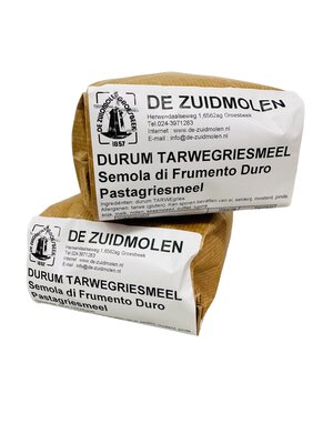 Durum Tarwegriesmeel 1kg - De Zuidmolen