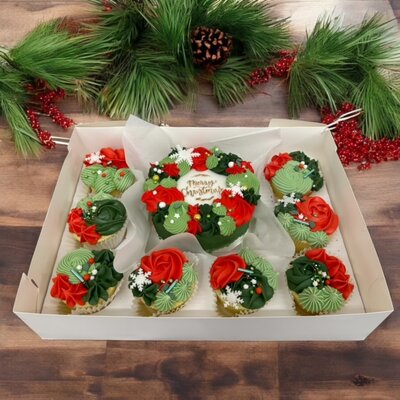 Workshop Kerst Bento Cake & Cupcakes Box