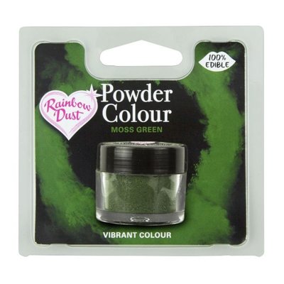 Rainbow Dust Colorant en poudre - Vert mousse